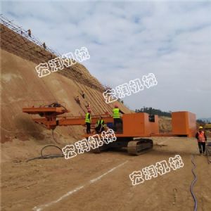 山體護坡鉆孔機，全液壓錨固鉆機現貨出售